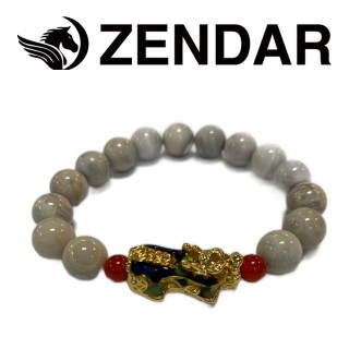 【ZENDAR】國際精品 蘇打石變色招財貔貅手鍊(224731)