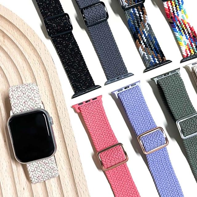 【HOTGO】Apple Watch 編織回環錶帶(42/44/45/49mm通用)