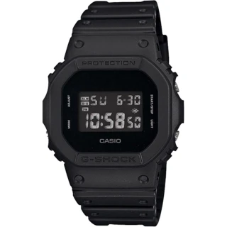 【CASIO 卡西歐】G-SHOCK 經典系列_黑_DW-5600BB-1_42.8mm