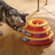 【Petstages】旋轉軌道球(三層轉盤 軌道球 貓玩具)