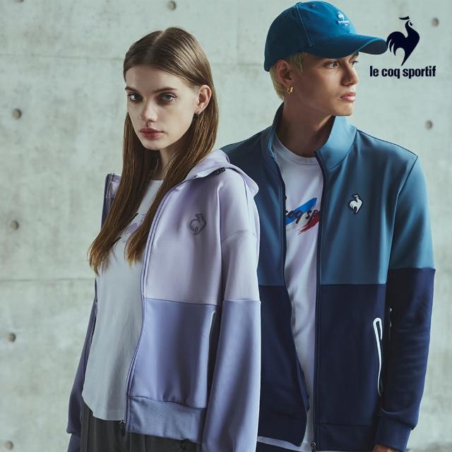 【LE COQ SPORTIF 公雞】運動TRAINING立領/連帽外套 男女-3色-LWQ61667_LWQ62667