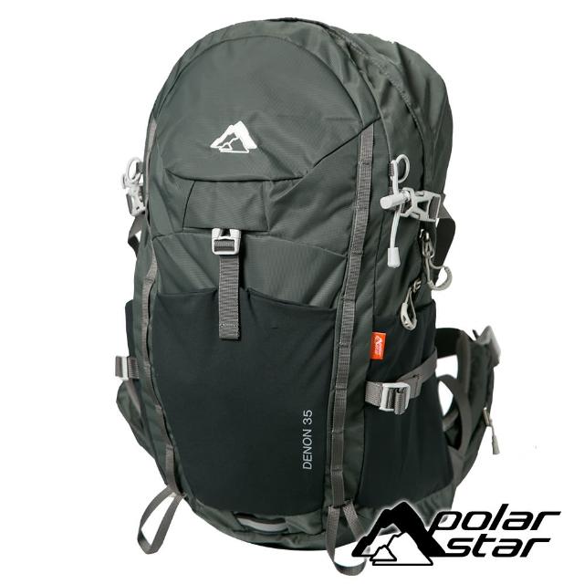 【PolarStar 桃源戶外】透氣網架健行背包35L P22753(戶外.旅遊.自助旅行.登山背包.後背包.肩背包)