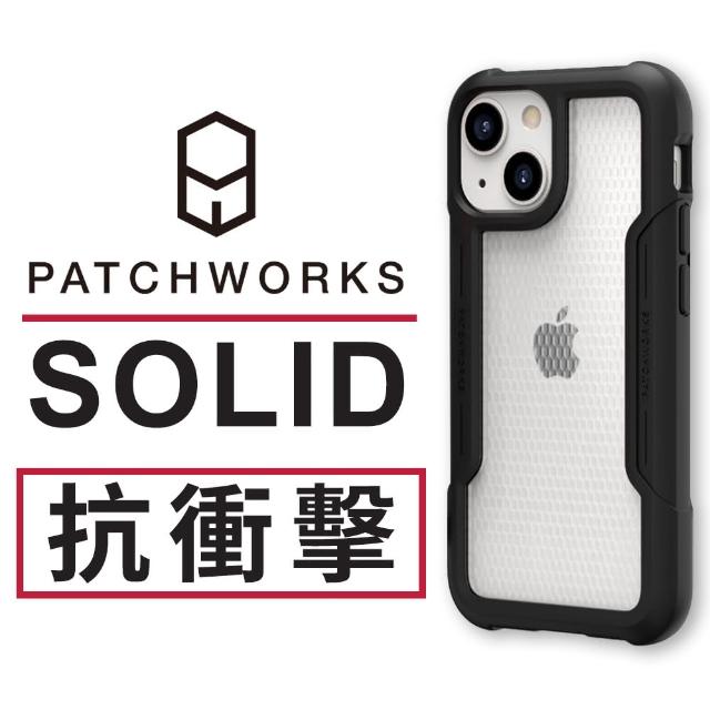 【Patchworks】iPhone 14 Plus 6.7吋 Solid 強化抗衝擊保護殼 - 黑