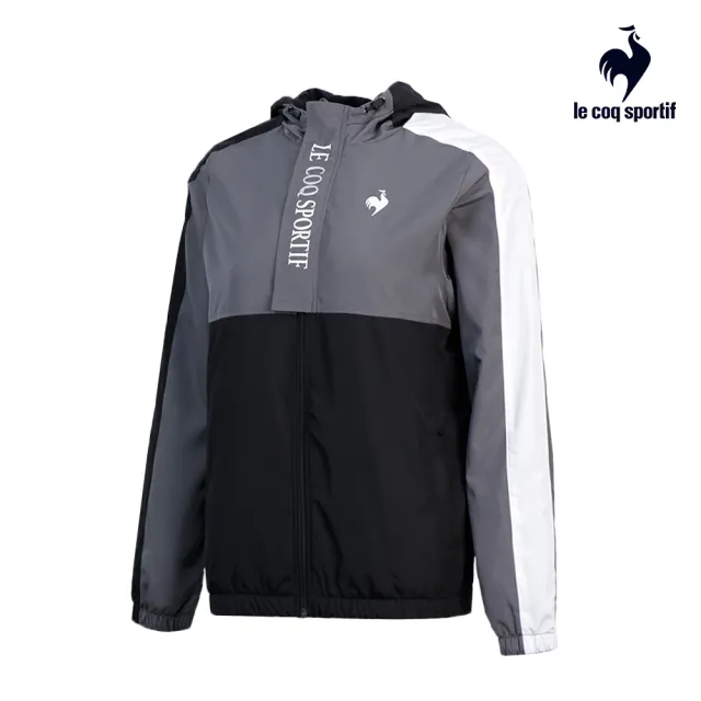 【LE COQ SPORTIF 公雞】防潑水運動基礎防風外套 男女-4色-LWQ63791