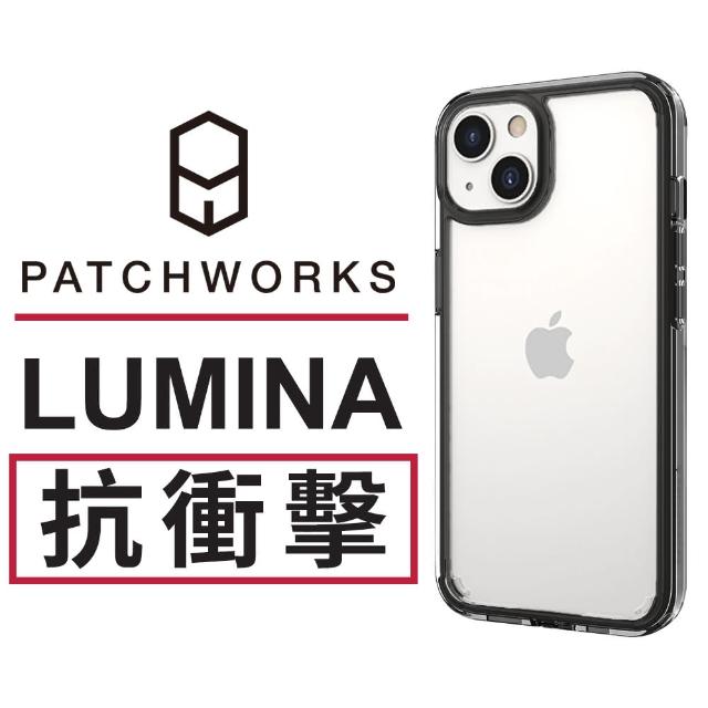 【Patchworks】iPhone 14 Plus 6.7吋 Lumina 流明光影抗衝擊保護殼 - 極透黑