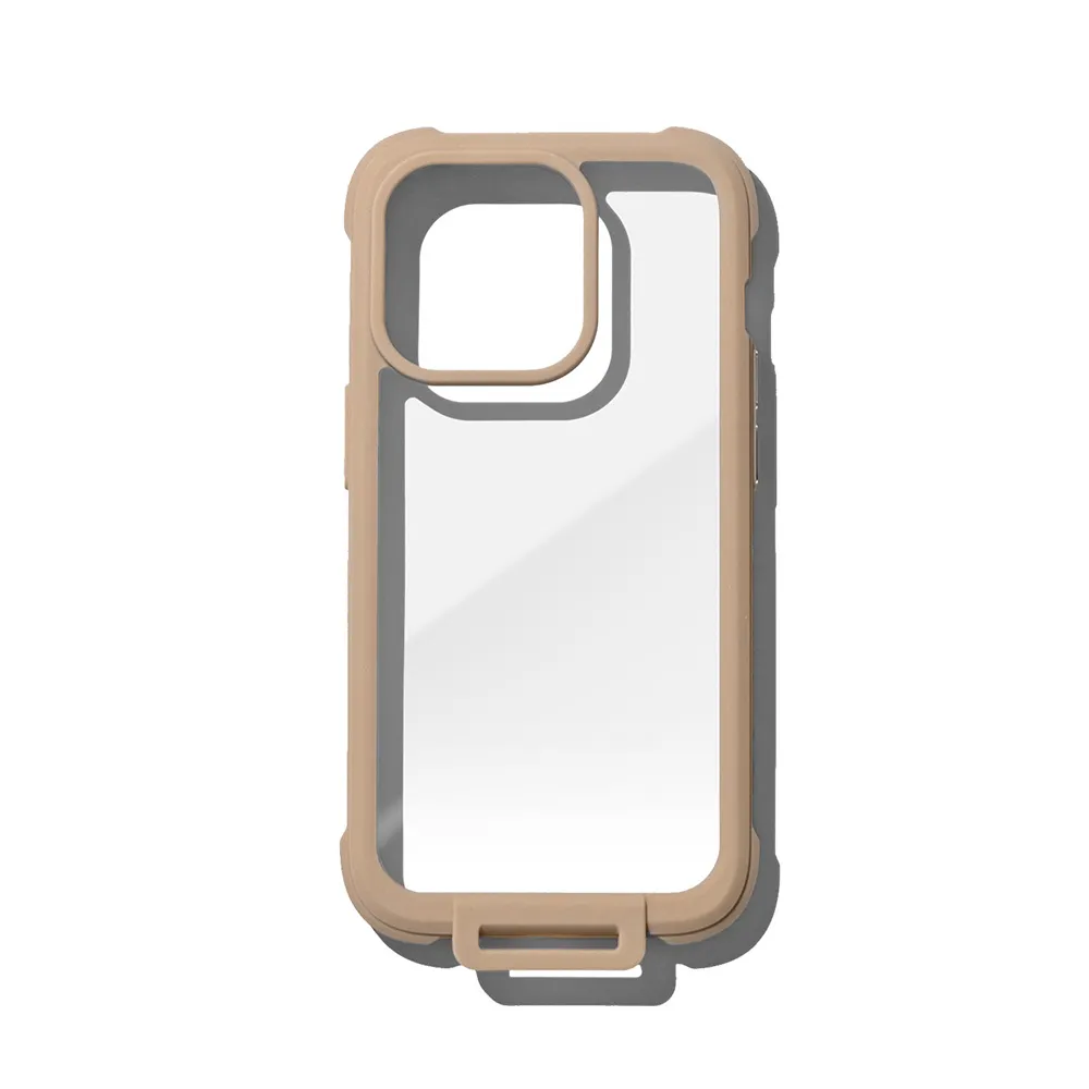 【bitplay】Wander Case 隨行殼 iPhone14系列 奶茶色 附風格貼紙(透明 背蓋 軍規 防摔 手機殼)