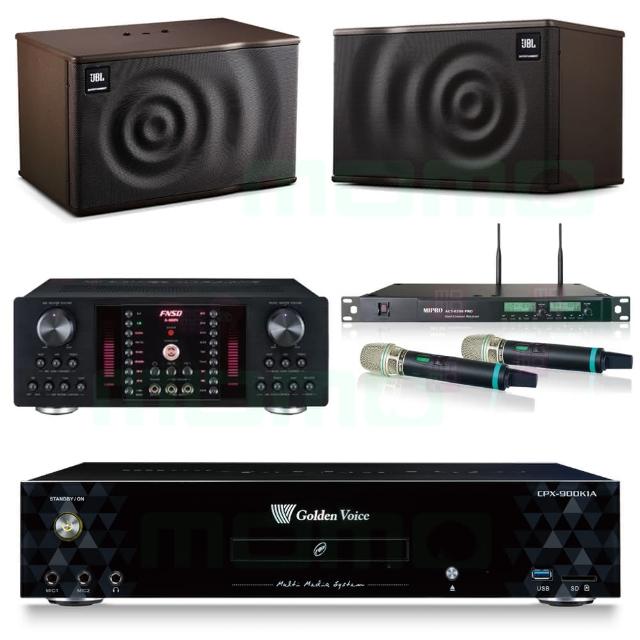 【金嗓】CPX-900 K1A+FNSD A-480N+ACT-8299PRO++JBL MK08(4TB點歌機+擴大機+無線麥克風+喇叭)