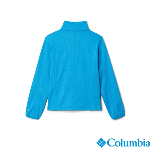 【Columbia 哥倫比亞】童款- Omni-Wick☆快排刷毛外套-藍色(UAB33540BL /2022年秋冬)