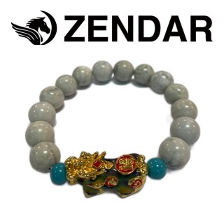 【ZENDAR】國際精品 大理石變色招財貔貅手鍊(224722)