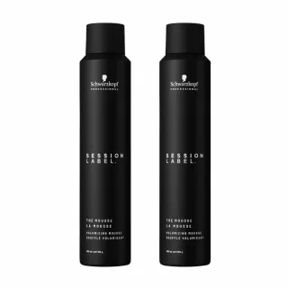 【Schwarzkopf 施華蔻】黑魔髮系列 零重力水慕絲 200ml 2入組(專櫃公司貨)