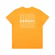 【KANGOL】短T 黃色 假兩件 背後印花小LOGO 休閒 中性(6225101362)