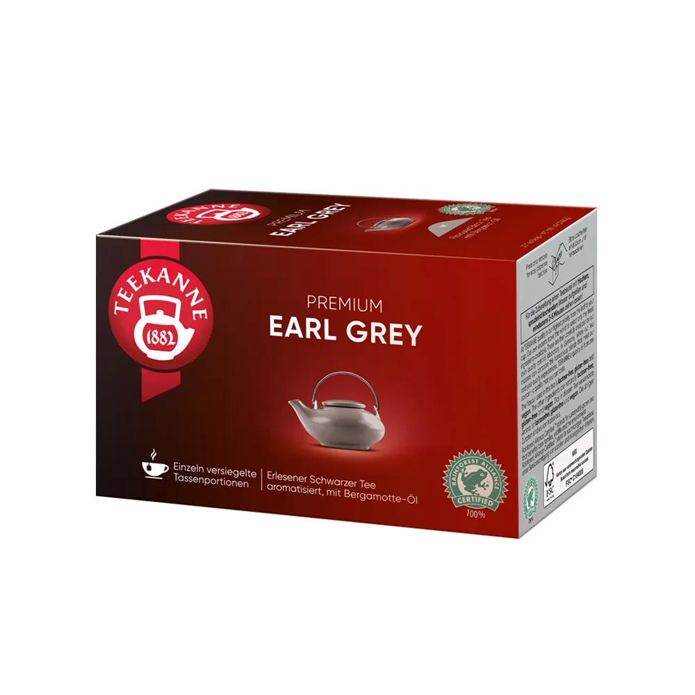 【TEEKANNE 恬康樂】Premium Earl Grey 伯爵茶(2g x 20包/ 盒)