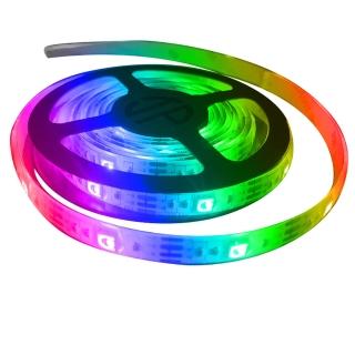 【JP嚴選-捷仕特】100CM炫彩16色RGB5050隨手貼燈條-3入組(USB款-附贈遙控器)