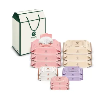 【ENBLANC】雅緻白濕紙巾禮盒組｜12包入572抽(韓國人氣第一品牌)