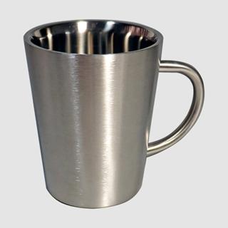 【Copen】不鏽鋼雙層真空斷熱杯-銀色 350ml(保溫/保冰)