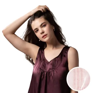 【Wacoal 華歌爾】睡衣 性感系列 M-LL褲裝 光澤感沙典布 線條修身 NNS53003SW(膚)