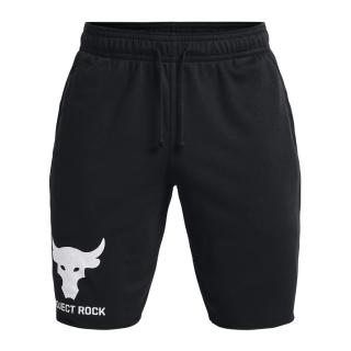 【UNDER ARMOUR】UA官方直營 男 巨石強森 Project Rock Terry 運動短褲 1377429-001(黑)