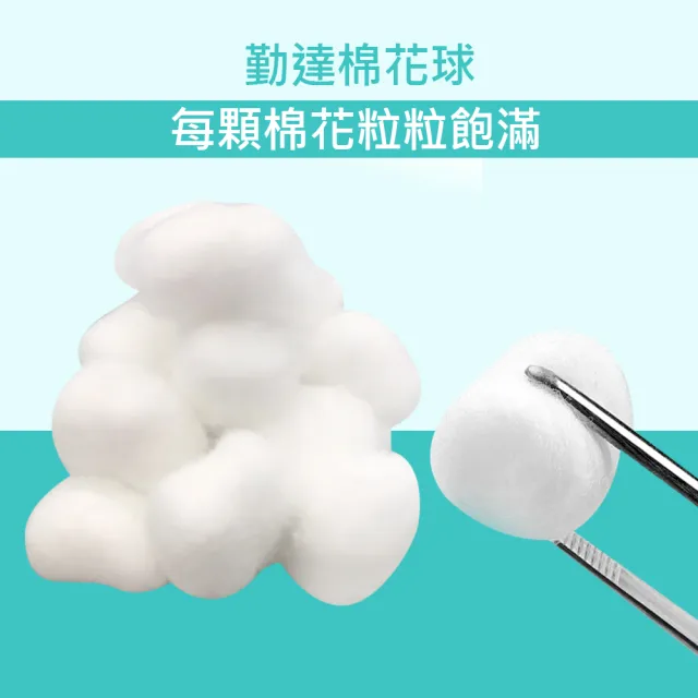 【TEAMPOWER 勤達】醫療用滅菌款共20包/袋-25gm裝/包-特大大棉球-D7C(醫療用清洗上藥醫用棉花)