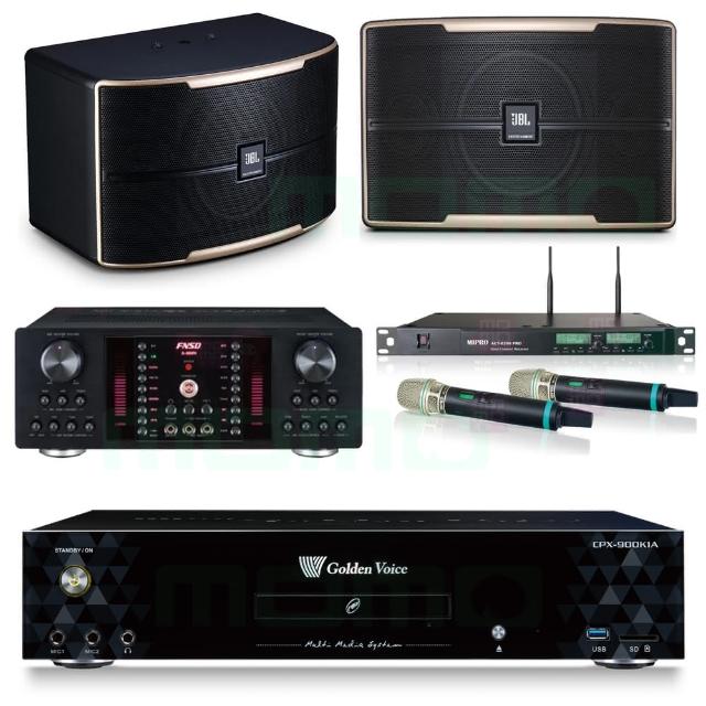 【金嗓】CPX-900 K1A+FNSD A-480N+ACT-8299PRO++JBL Pasion 8(4TB點歌機+擴大機+無線麥克風+喇叭)
