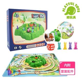 【Playful Toys 頑玩具】兔子陷阱益智桌遊(親子互動遊戲 手眼協調 運氣考驗)