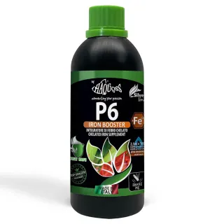 【HAQUOSS 義大利海酷】P6高濃縮鐵劑 250ml(水草添加劑 葡萄糖酸亞鐵 魚蝦無害)