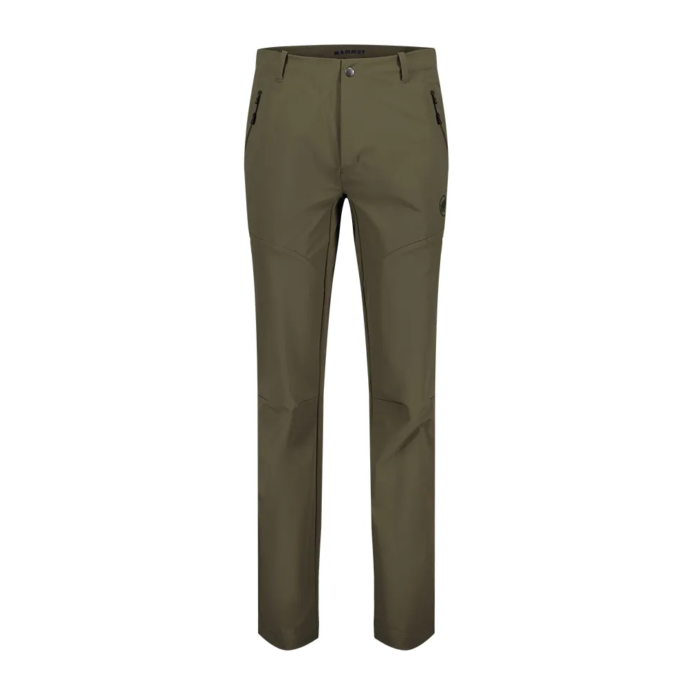 【Mammut 長毛象】Trekkers 3.0 Pants AF Men 健行防潑水長褲 綠鬣蜥 男款 #1021-00800