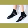 【KUNJI】6双  超強除臭-箭頭X行減壓高船型機能襪-工研院研發(6雙 女款-W013黑色)