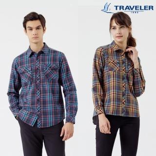【TRAVELER 旅行者】男女款Thermotech吸排抗UV保暖襯衫 222TR701.702.704.705(襯衫/吸濕排汗/抗UV)
