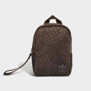 【adidas 愛迪達】MINI BUCKET BACKPACK 迷你後背包 棕色(HS6732)