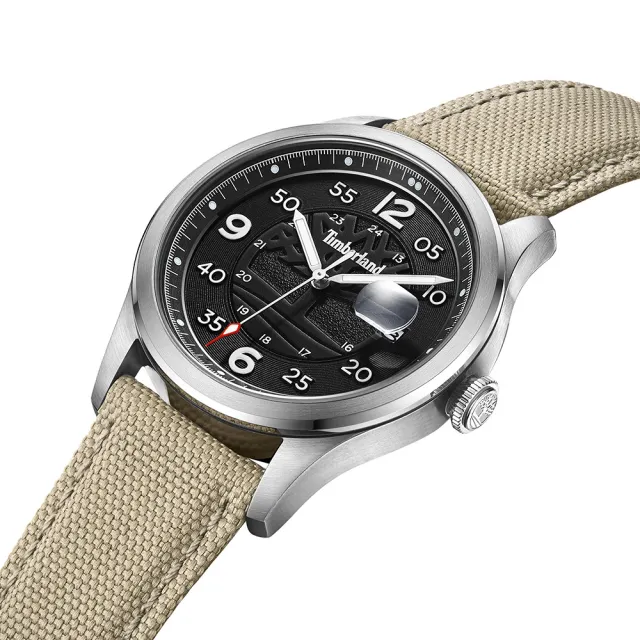 【Timberland】天柏嵐 CORNWALL系列 經典復刻石英錶-黑面/42mm 母親節 送禮 禮物(TDWGN2237506)