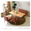 【DAIMARU 大丸家具】OJO奧座 2P 沙發餐椅-2色可選