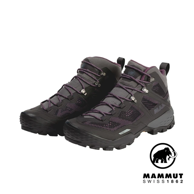 【Mammut 長毛象】Ducan Mid GTX 中筒登山健行鞋 女款 幻影黑 #3030-03551