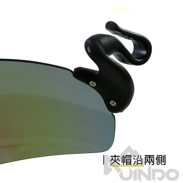 【JINDO 敬多路亞】台灣製 夾帽式偏光鏡 黑灰色(墨鏡 太陽眼鏡)