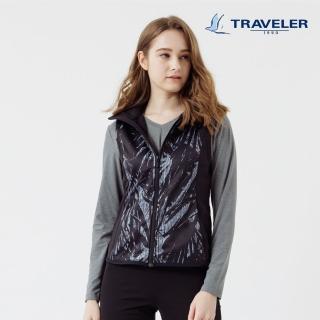【TRAVELER 旅行者】女款Soft Shell 防風潑水保暖背心 222TR309(防風/防潑水/背心)