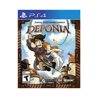 【SONY 索尼】PS4 德波尼亞 Deponia(英文美版)