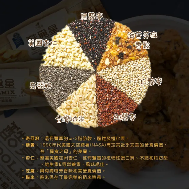 【自然主意】酷覓星 香鬆起士糙米捲 2包組(一包10個)