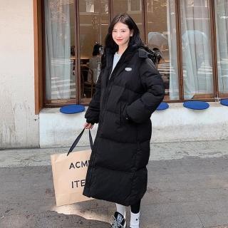 【巴黎精品】現貨+預購 鋪棉外套羽絨棉大衣(時尚素色禦寒長款保暖女外套v1an57)