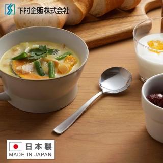 【下村企販】日本製全不鏽鋼圓湯匙 5入組(圓寬型/適用於洗碗機/TSUBAME系列)