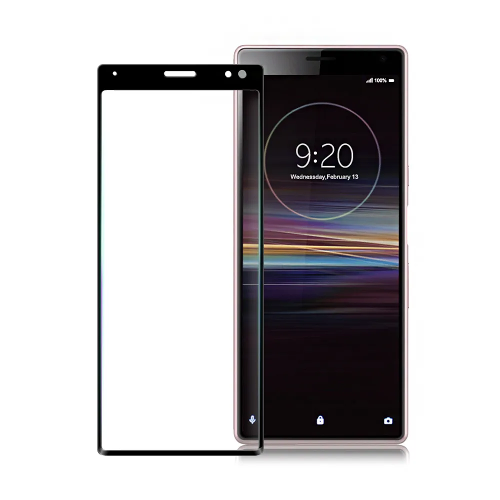 【Xmart】for SONY Xperia 10 超透滿版 2.5D 鋼化玻璃貼-黑