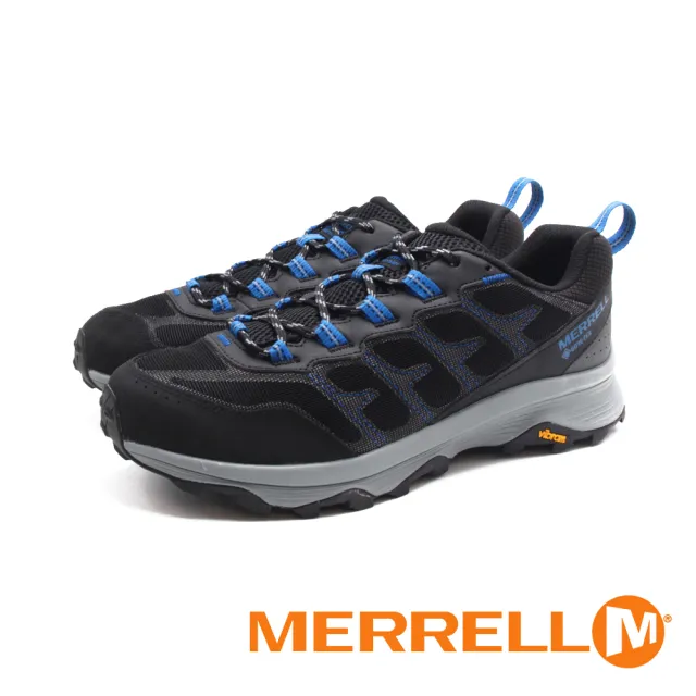 【MERRELL】男 MOAB SPEED XTR GTX 防水登山健行鞋 男鞋(黑藍)