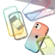 【iFace】iPhone 14 6.1吋 Look in Clear Lolly 抗衝擊透色糖果保護殼 - 杏黃森綠色