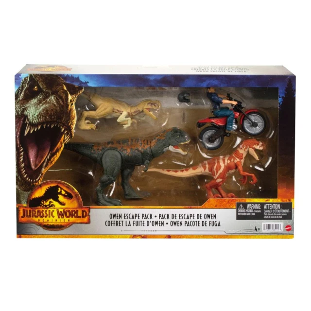 【ToysRUs 玩具反斗城】Jurassic World侏羅紀世界 歐文逃脫遊戲組(益智玩具 恐龍)