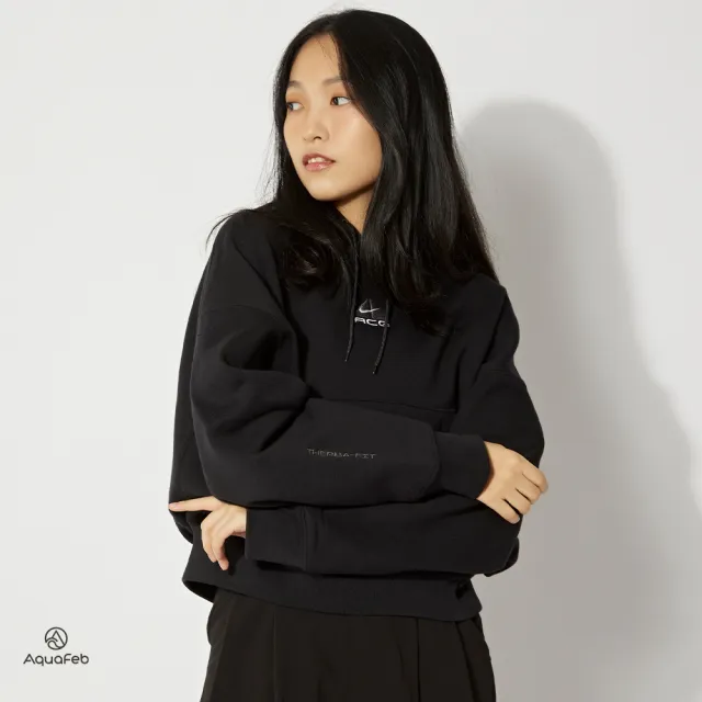 【NIKE 耐吉】As W Acg Tf Tuff Flc Hoodie 女款 黑色 連帽 保暖 刷毛 長袖 DQ5808-045