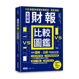 【全圖解】財報比較圖鑑：108張圖表看懂財報真相 買對飆股