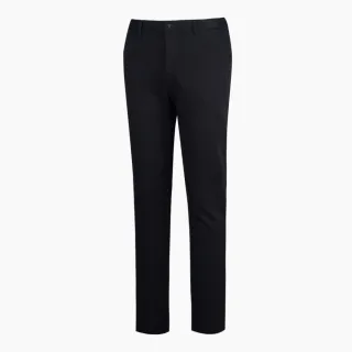 【PLAYBOY GOLF】男款素色高彈性平面休閒長褲-黑(高爾夫球褲/AE22223-88)