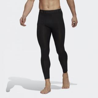 【adidas 愛迪達】長褲 男款 運動褲 緊身褲 亞規 TF L TIGHT 黑 HM6061