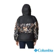 【Columbia 哥倫比亞 官方旗艦】女款-Omni-Heat保暖連帽外套-黑色(UWR02970 / 2022年秋冬)