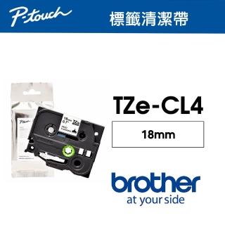 【brother】TZe-CL4 原廠專用標籤機磁頭清潔帶(18mm /PT-P710BT 適用)