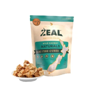 【ZEAL 真致】天然風乾零食-紐西蘭鱈魚塊 125g*3包組(寵物零食)