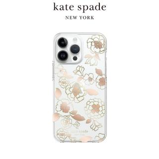 【KATE SPADE】iPhone 14 精品手機殼 金色年華(iPhone16 e/iPhone13可共用)
